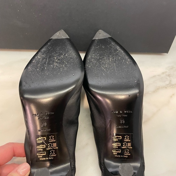 NIB. Rag and Bone heels, gorgeous soft leather, worn once - Picture 7 of 8